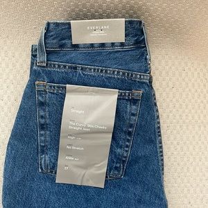 Everlane Curvy ‘90s Cheeky Jean Size 27 in Medium Blue Wash NEW